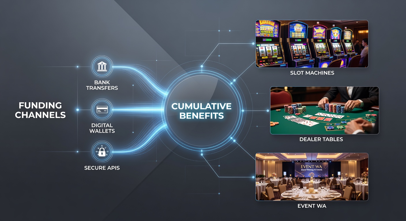 Handheld device screen showing cumulative rewards progressing across dealer tables and event wagering sections